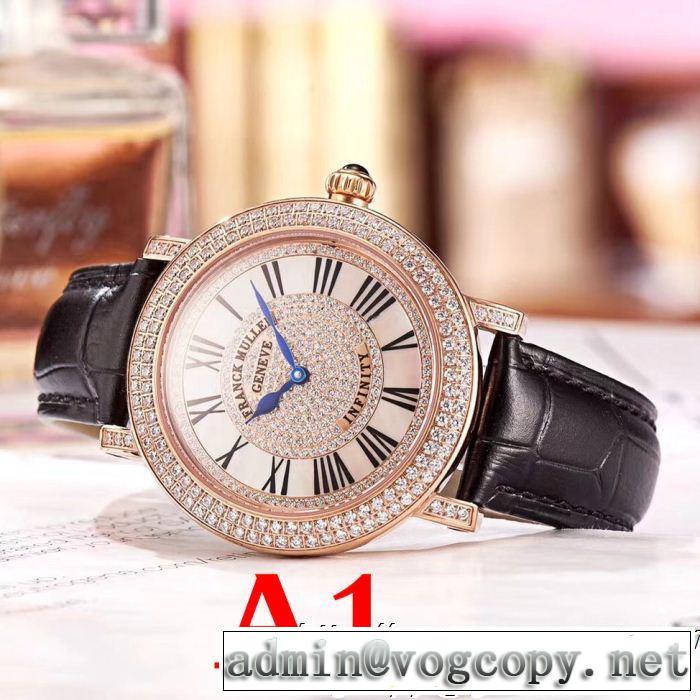 SALE品追加フランクミュラー FRANCK MULLER 女性用腕時計 高級感が漂う4色可選