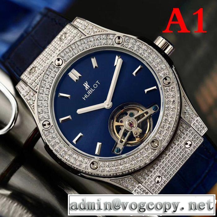 機械式（自動巻き）ウブロ HUBLOT 毎年流行り定番アイテムおすすめ 男性用腕時計 4色可選