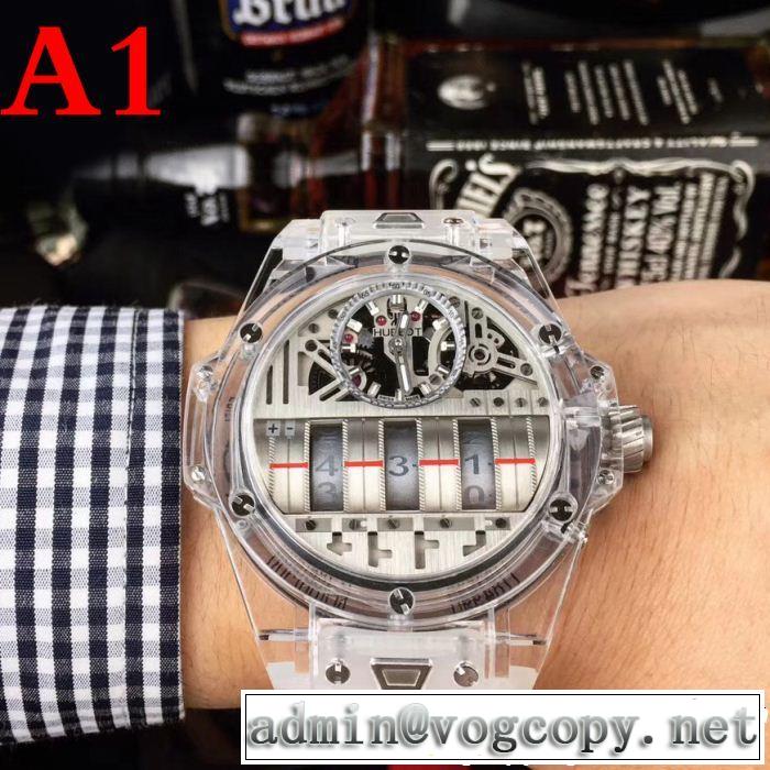 3色可選 ウブロ大胆なデザイン 男性用腕時計2018最高ランキングHUBLOT 超お買い得