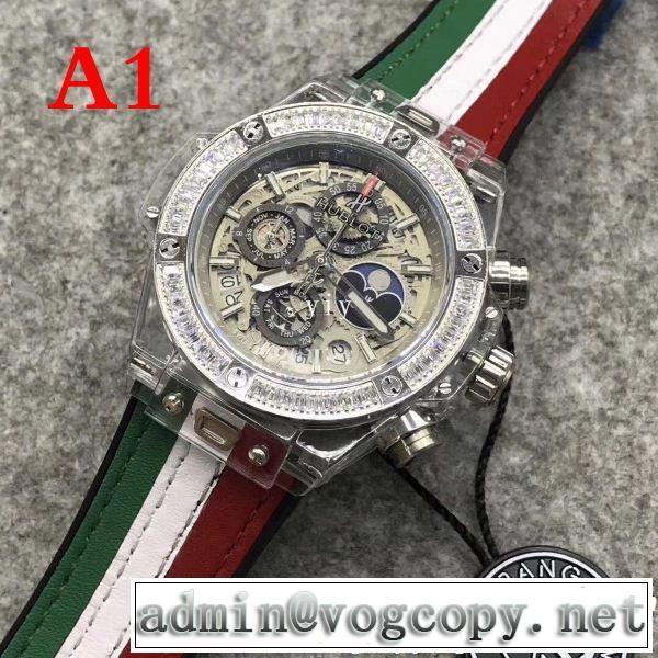 華やかさ満点 男性用腕時計 多色可選 ウブロ HUBLOT2018年秋冬シーズン芸能人愛用