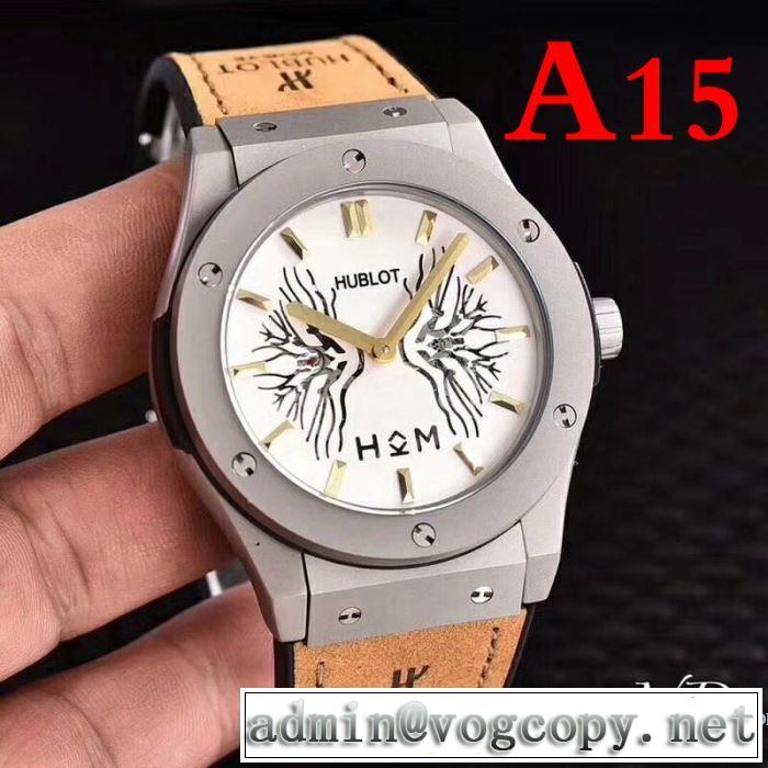 人気商品 2018春夏新作 男性用腕時計 首胸ロゴ  多色可選 ウブロ HUBLOT