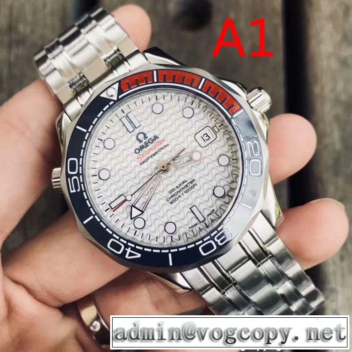 ミックス感が溢れる 2色可選 先行受注  男性用腕時計 オメガ OMEGA  格好良いアイテム