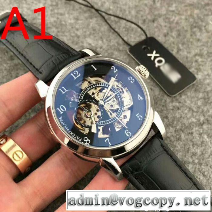 人目を引く存在感 自動巻き  ムーブメント 男性用腕時計 多色可選 パテック フィリップ Patek Philippe 2018最安値！