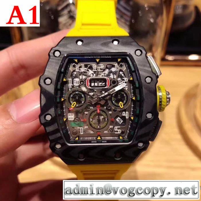 爆買い大人気2018春夏新作 超目玉リシャールミル RICHARD MILLE 男性用腕時計多色可選