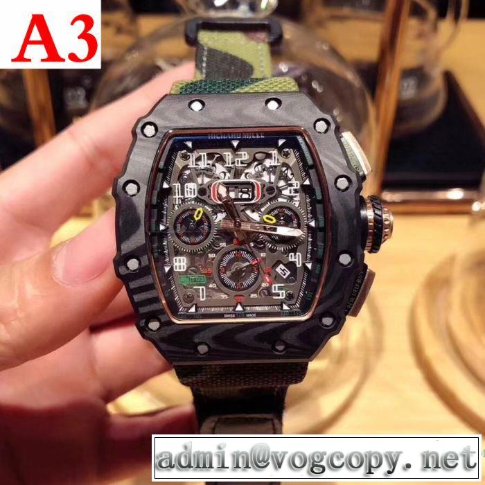 爆買い大人気2018春夏新作 超目玉リシャールミル RICHARD MILLE 男性用腕時計多色可選