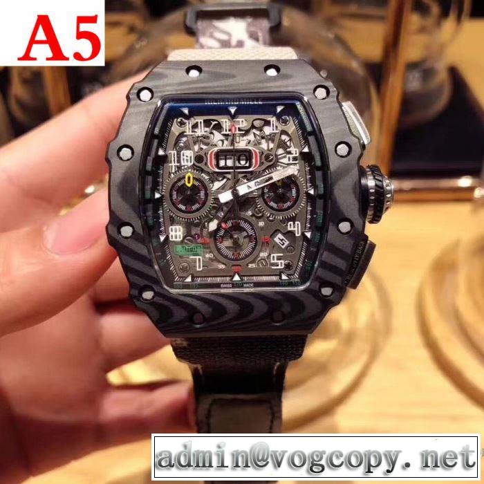 爆買い大人気2018春夏新作 超目玉リシャールミル RICHARD MILLE 男性用腕時計多色可選