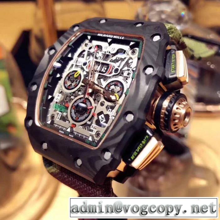 爆買い大人気2018春夏新作 超目玉リシャールミル RICHARD MILLE 男性用腕時計多色可選