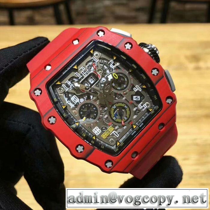  絶妙な新商品 リシャールミル RICHARD MILLE 機械式（自動巻き）男性用腕時計 3色可選 春夏超人気の最新作