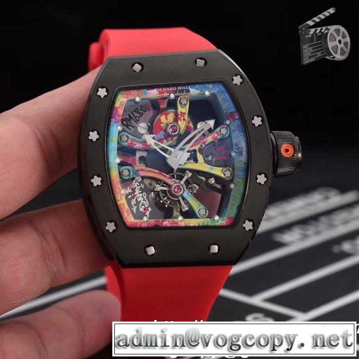 海外限定アイテム 2018【SALE！】リシャールミル RICHARD MILLE 男性用腕時計 4色可選