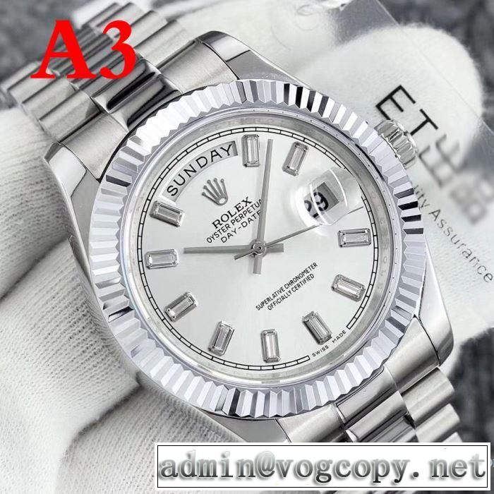 目玉商品 2018春夏新作 3色可選 肌触りの気持ちい? ロレックス ROLEX 男性用腕時計