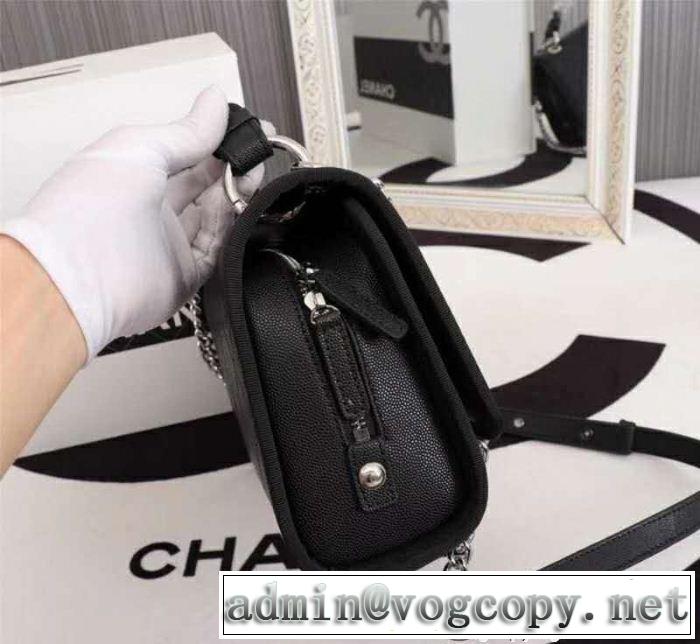 品質高き人気アイテムCHCH偽物通販シルバーココマークロゴ付きレディースショルダーバッグ