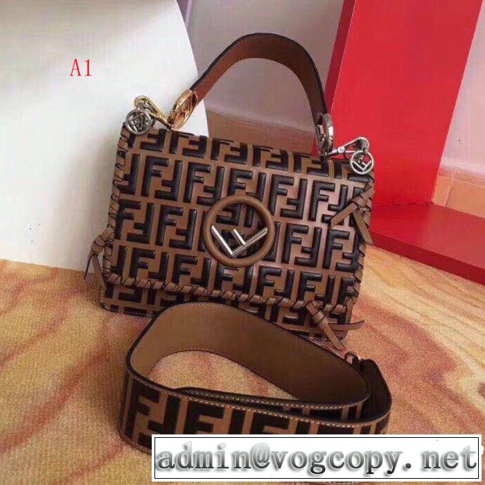  圧倒的人気新着 フェンディ 3色可選  FENDI ハンドバッグ一味違うデザイン 