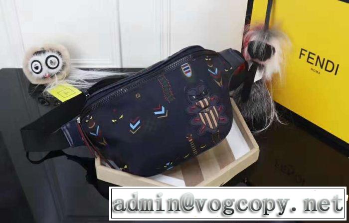  超激安価格 フェンディ FENDI ミックス感が溢れる ウエストポーチ 2018新品入荷 