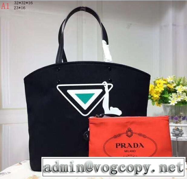 今季爆発的な人気　稀少*入手困難　3色可選  トートバッグ　注目美品　PRADA プラダ