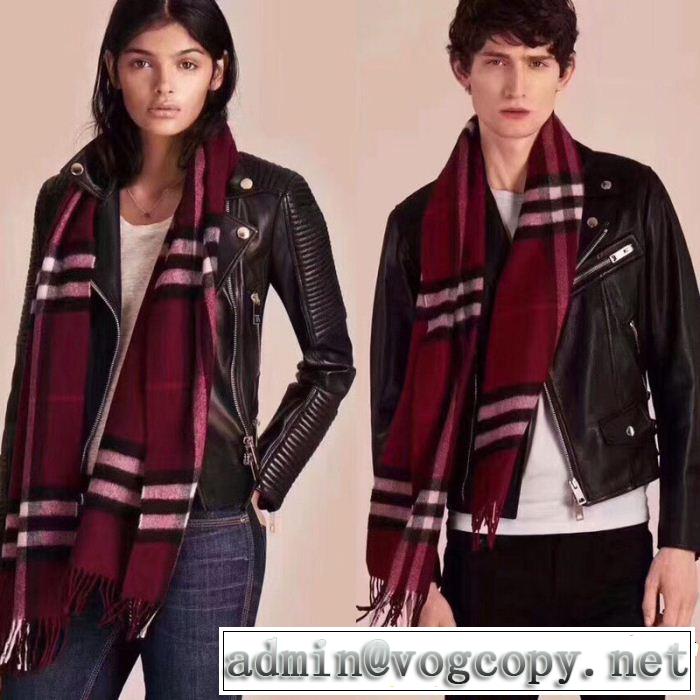 2018年秋冬入荷 バーバリー 人気急上昇中 BURBERRY ロングマフラー 多色可選