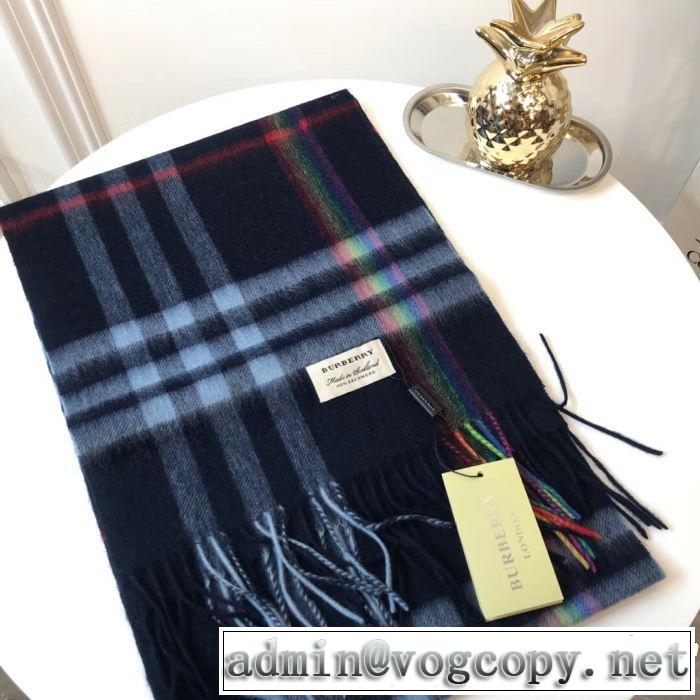 新季度 3色可選 人目を引く存在感 バーバリー 海外先行発売！BURBERRY ロングマフラー