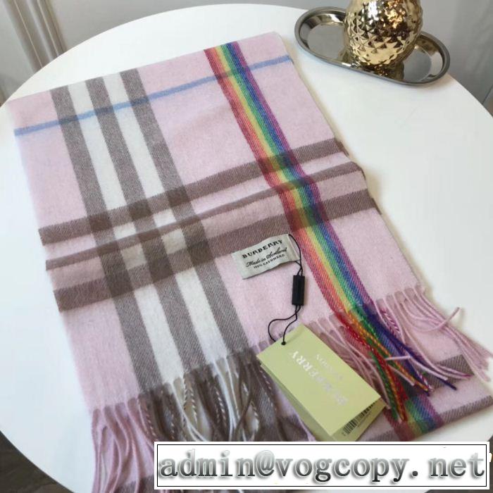 新季度 3色可選 人目を引く存在感 バーバリー 海外先行発売！BURBERRY ロングマフラー