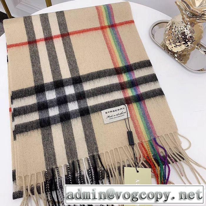 新季度 3色可選 人目を引く存在感 バーバリー 海外先行発売！BURBERRY ロングマフラー