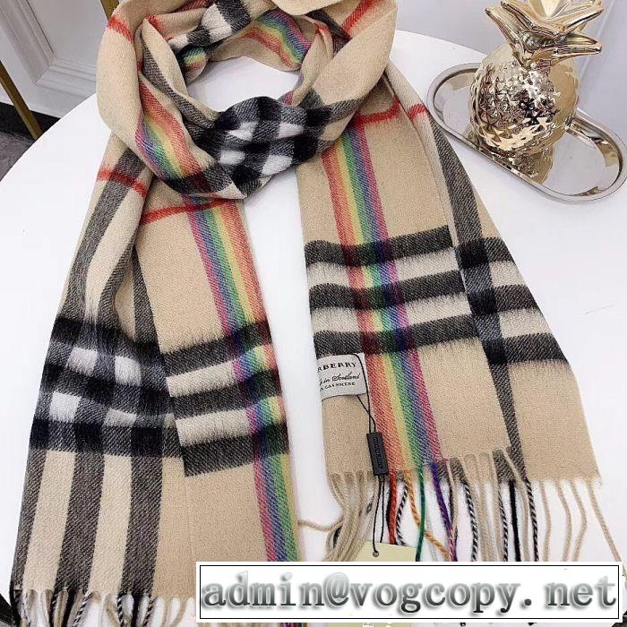 新季度 3色可選 人目を引く存在感 バーバリー 海外先行発売！BURBERRY ロングマフラー