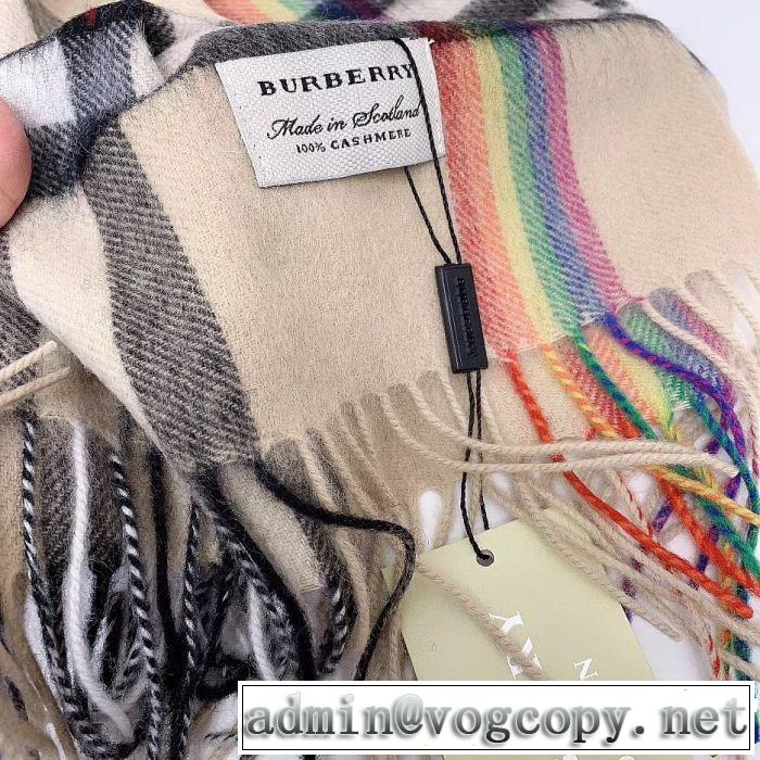 新季度 3色可選 人目を引く存在感 バーバリー 海外先行発売！BURBERRY ロングマフラー