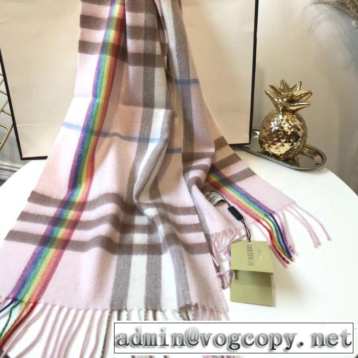 新季度 3色可選 人目を引く存在感 バーバリー 海外先行発売！BURBERRY ロングマフラー