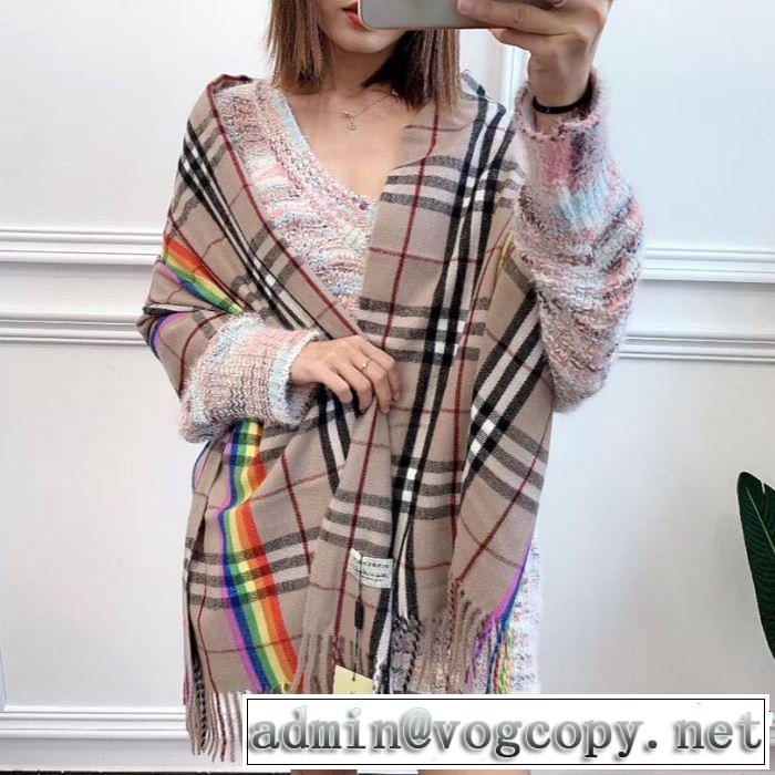 保温性の高い BURBERRY2018最安値！ロングマフラー売上ランキング1位 2色可選 バーバリー