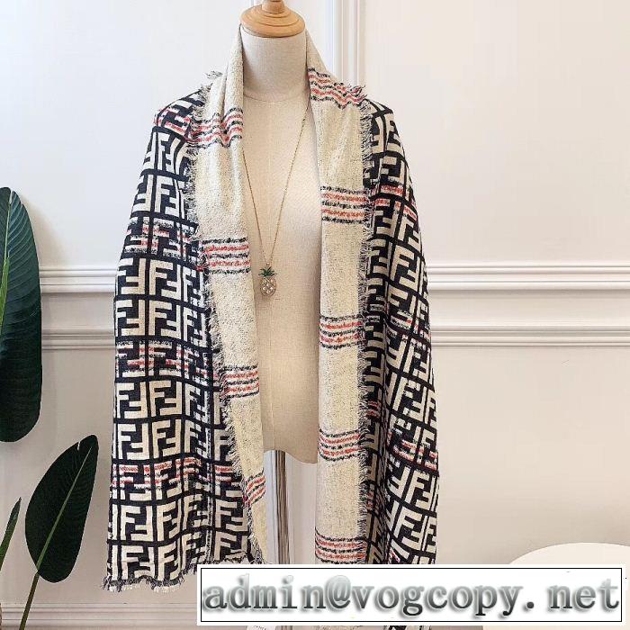 FENDI 2018年秋冬入荷 ロングマフラー 定番品質保証 フェンディ 長く使える！