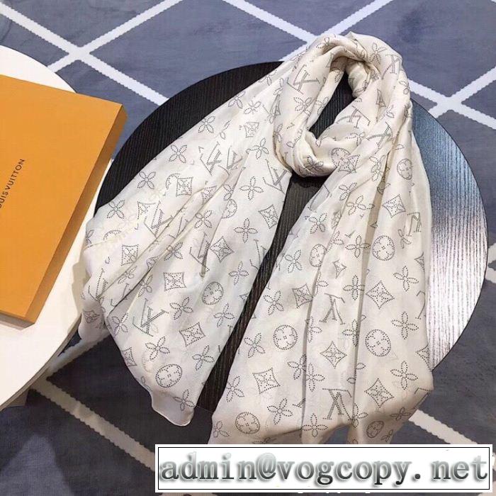 売上ランキング1位ルイ ヴィトン 流行っている LOUIS VUITTON  ロングマフラー 高品質な
