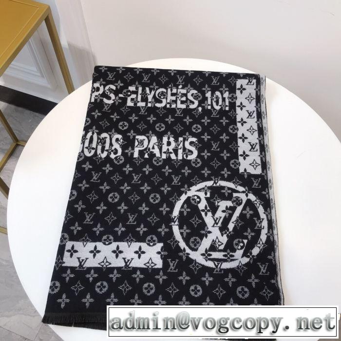 2018秋冬の定番新品到来! ルイ ヴィトン LOUIS VUITTON 高級感が漂う スカーフ  3色可選
