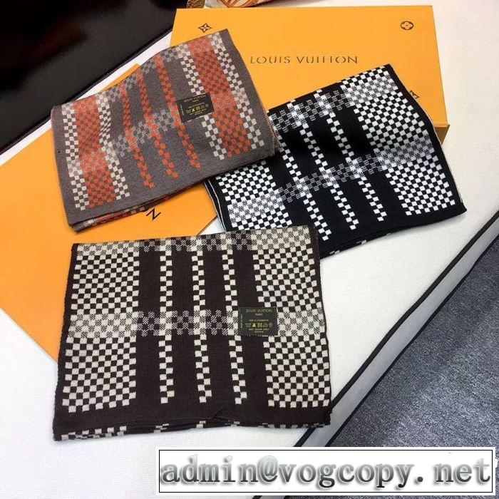 ルイ ヴィトン2018年秋冬入荷  LOUIS VUITTON 今季爆発的な人気 ロングマフラー 3色可選