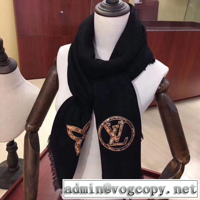 目前の注目ブランド ルイ ヴィトン2018年秋冬入荷 LOUIS VUITTON ロングマフラー