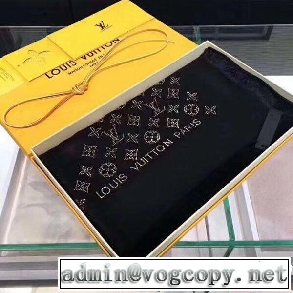 2018年秋冬入荷 ルイ ヴィトン稀少*入手困難  LOUIS VUITTON ロングマフラー 華やかさ満点