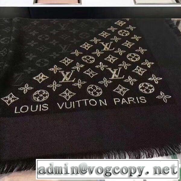 2018年秋冬入荷 ルイ ヴィトン稀少*入手困難  LOUIS VUITTON ロングマフラー 華やかさ満点
