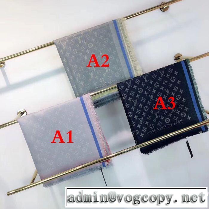  3色可選人気急上昇中 ルイ ヴィトン LOUIS VUITTON 稀少*入手困難 ロングマフラー 2018新品入荷