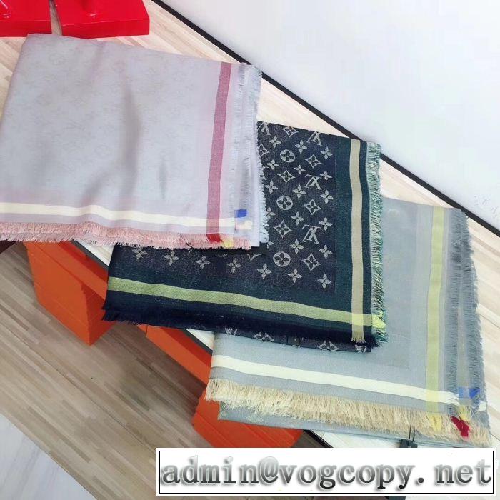 3色可選人気急上昇中 ルイ ヴィトン LOUIS VUITTON 稀少*入手困難 ロングマフラー 2018新品入荷