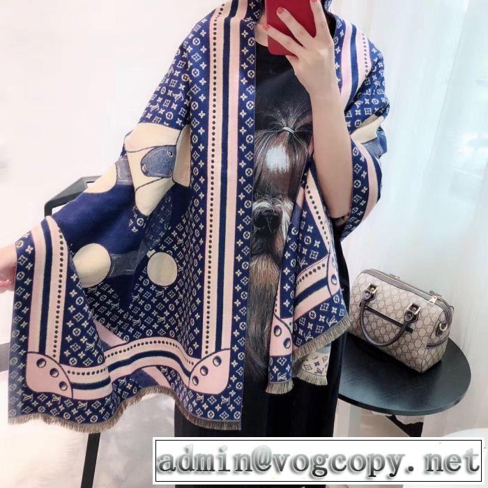 秋冬トレンド ルイ ヴィトン2018新品入荷 LOUIS VUITTON ロングマフラー 3色可選
