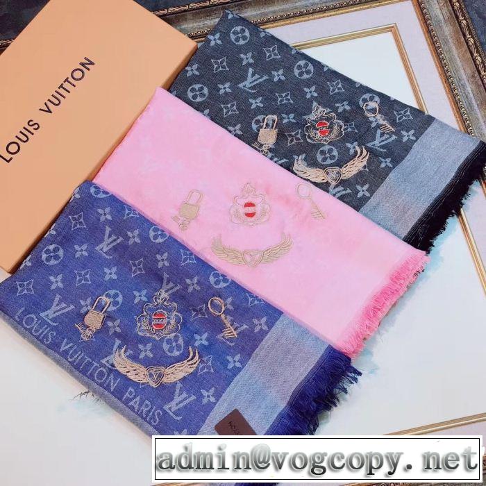  手頃価格ルイ ヴィトン LOUIS VUITTON 2018秋冬の定番新品到来! ロングマフラー 3色可選