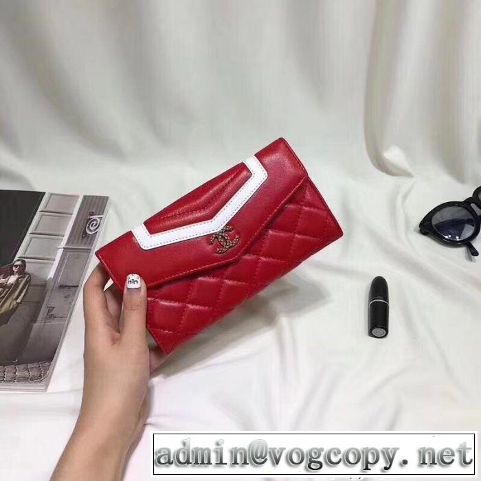 3色選択可個性的なモデル2018新品入荷 今季新作登場 CH CH財布