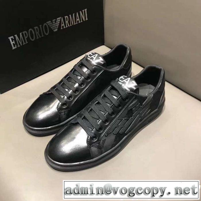  人気沸騰なアイテム フラットシューズアルマーニ ARMANI 2018人気度高めの新作