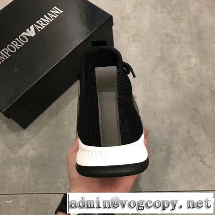 今年の春夏は最安値 ランニングシューズ  日本でおなじみ!? アルマーニ ARMANI 最安値が実現
