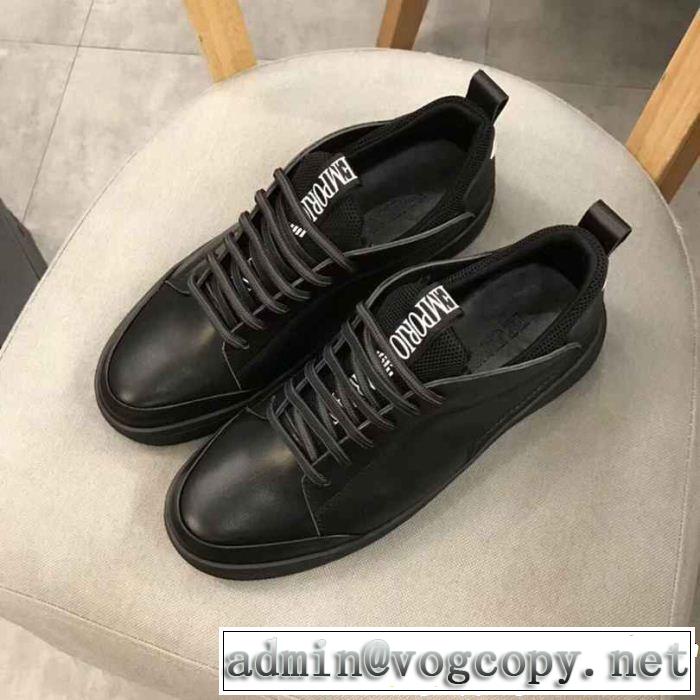 2019新作/送料込 アルマーニ ARMANI 絶対安いです ランニングシューズ 3万円以内新作商品 2色可選