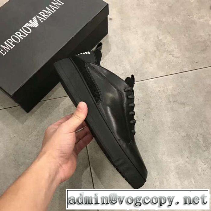 2019新作/送料込 アルマーニ ARMANI 絶対安いです ランニングシューズ 3万円以内新作商品 2色可選