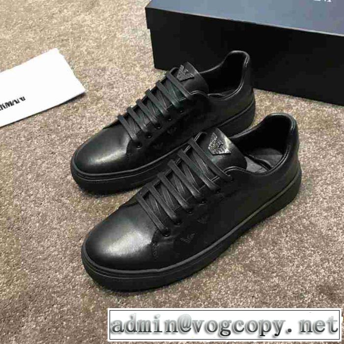 ランニングシューズ お手頃価格でGET アルマーニ ARMANI  2色可選 入手困難限定アイテム