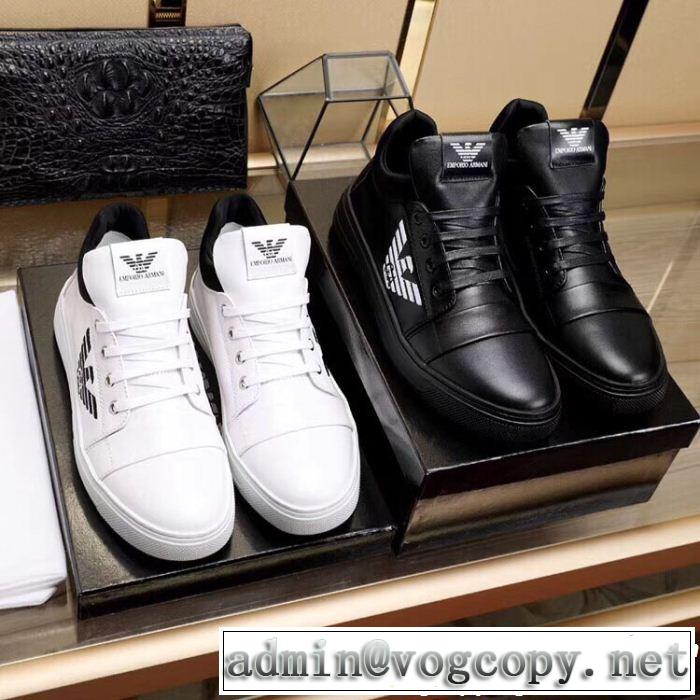  入手困難 セレブも愛用商品 アルマーニ ARMANI 非常に人気の高い ランニングシューズ 2色可選 最安値激しい争奪戦