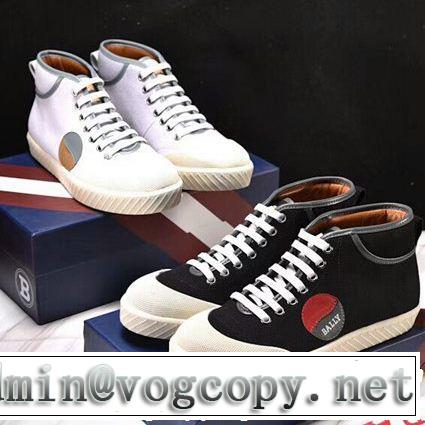 格好良いアイテム 最近人気一番！ BALLY バリー  ハイトップシューズ 2色可選