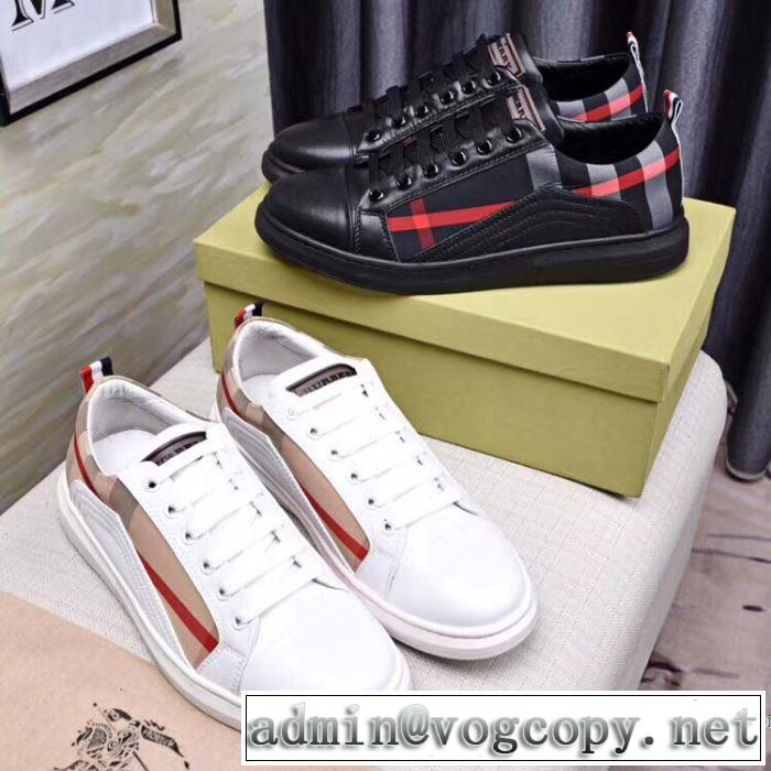 SALE品追加 スニーカー2018新品バーバリー BURBERRY 2色可選