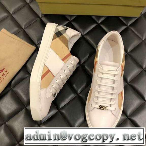 おすすめデザイン美品*入手困難 バーバリー BURBERRY スニーカー最終数量限り！