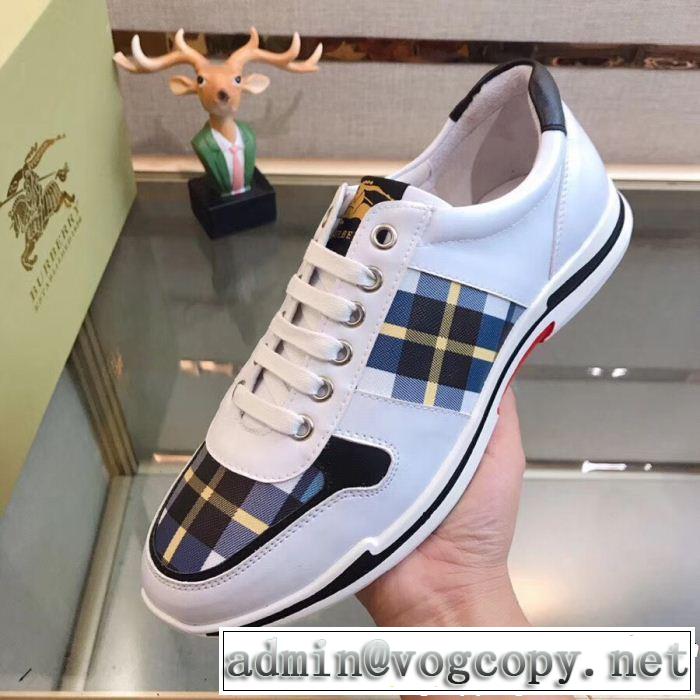 カジュアルシューズ 人気商品最新作 バーバリー大人気発売中 BURBERRY 毎年大人気！2019