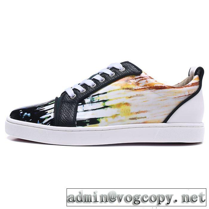 超人気な専門店Christian Louboutinルブタン偽物ローカット本革メンズスポーツシューズスニーカーコピー人気靴