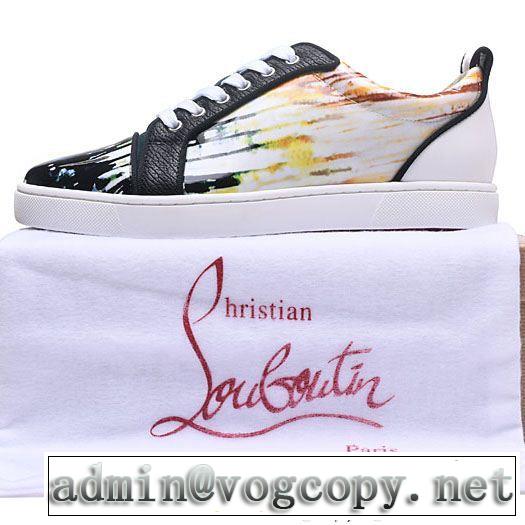 超人気な専門店Christian Louboutinルブタン偽物ローカット本革メンズスポーツシューズスニーカーコピー人気靴